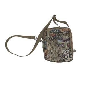 Pioneer Express Route 66 Tapestry Crossbody Bag Travel Purse Americana